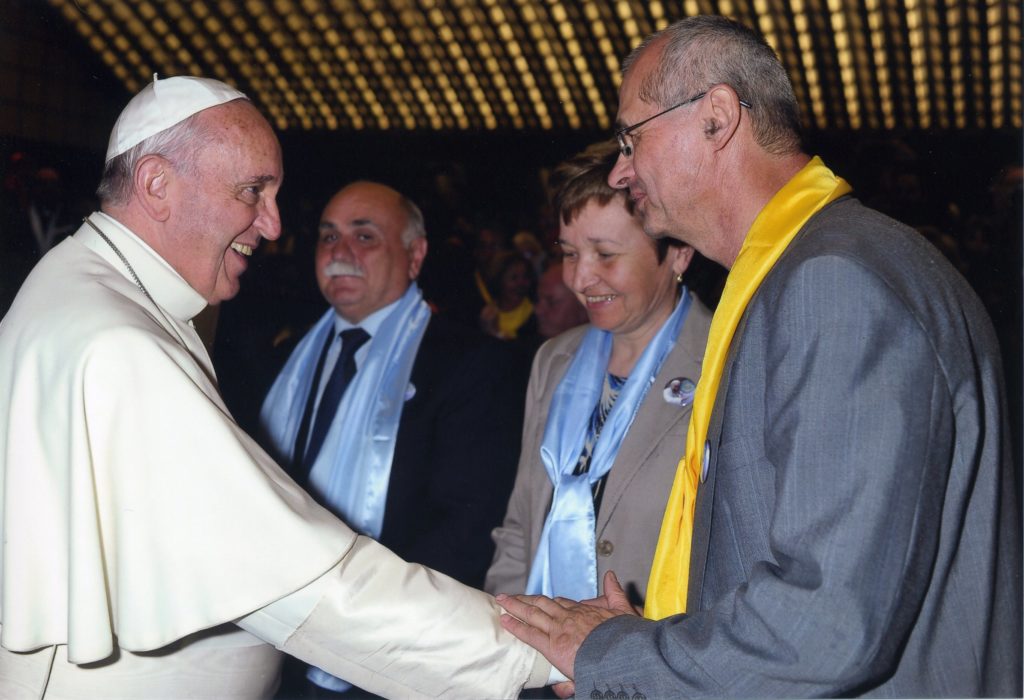 setkání s papežem Františkem