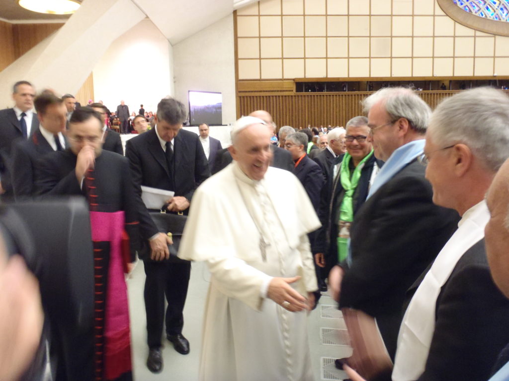 setkání s papežem Františkem
